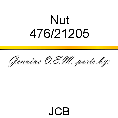Nut 476/21205