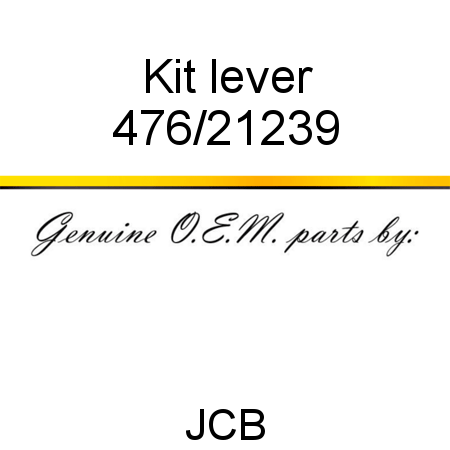 Kit, lever 476/21239
