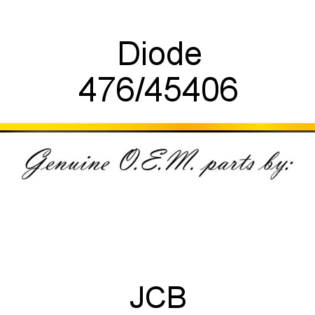 Diode 476/45406