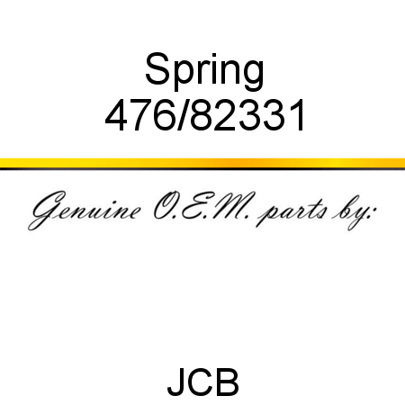 Spring 476/82331