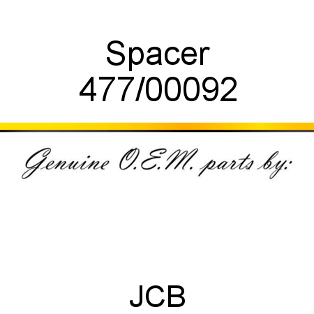 Spacer 477/00092