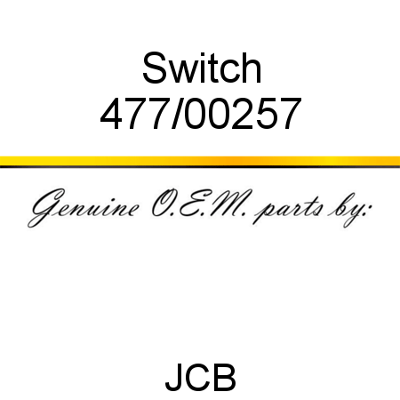 Switch 477/00257