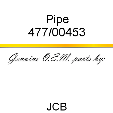 Pipe 477/00453