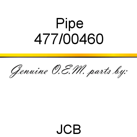 Pipe 477/00460