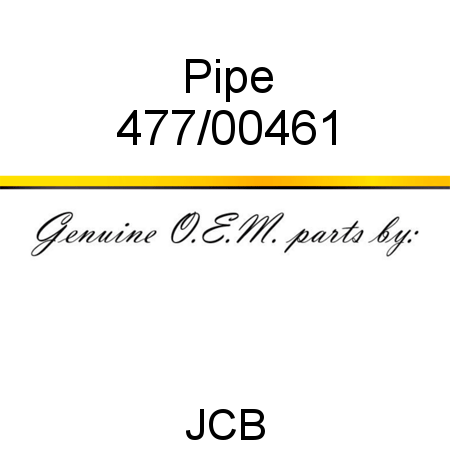 Pipe 477/00461