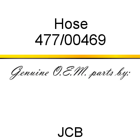 Hose 477/00469