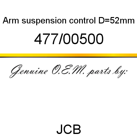Arm, suspension control, D=52mm 477/00500
