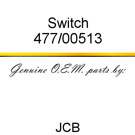 Switch 477/00513