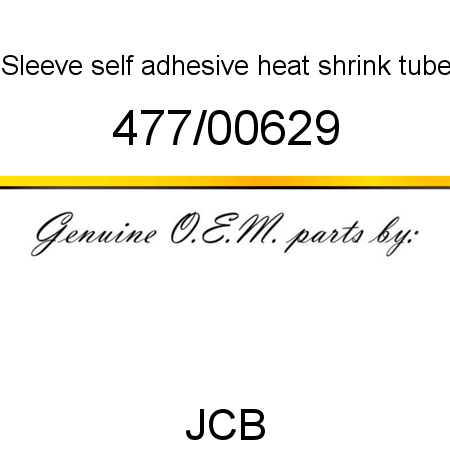 Sleeve, self adhesive, heat shrink tube 477/00629