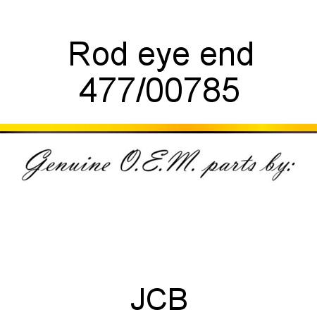 Rod, eye end 477/00785