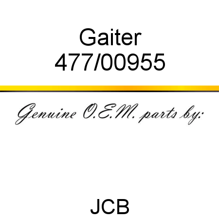 Gaiter 477/00955