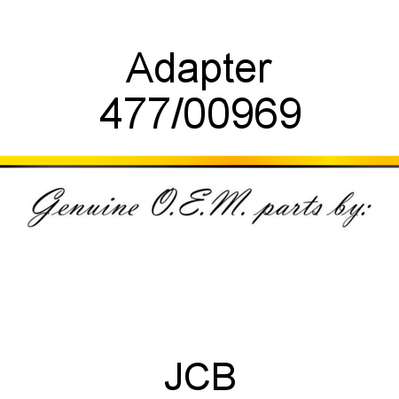 Adapter 477/00969