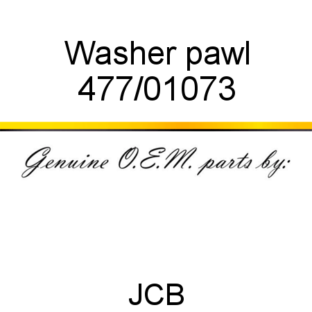 Washer, pawl 477/01073