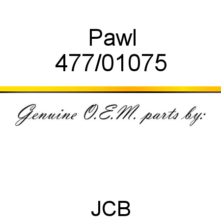 Pawl 477/01075