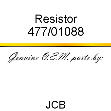 Resistor 477/01088