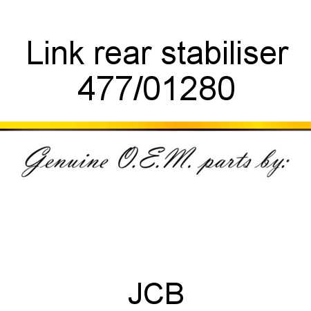 Link, rear stabiliser 477/01280