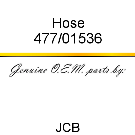 Hose 477/01536