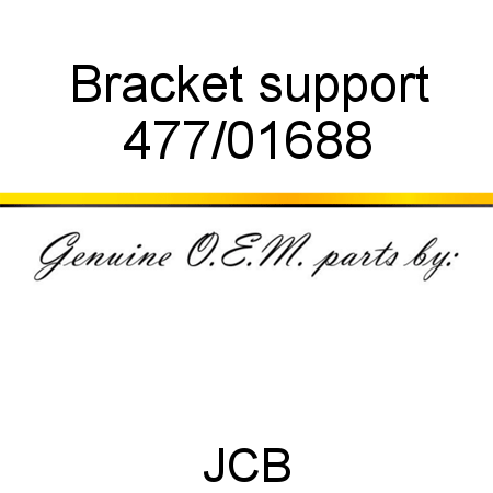 Bracket, support 477/01688