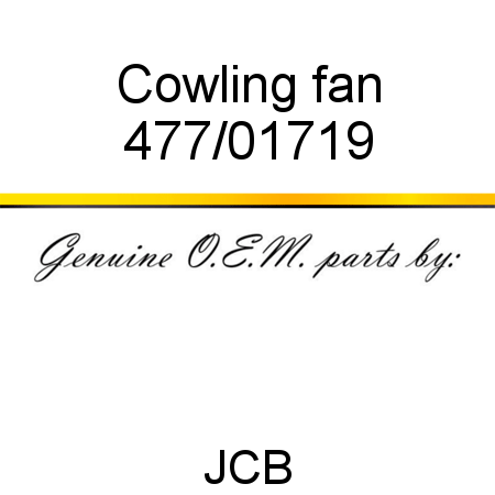 Cowling, fan 477/01719