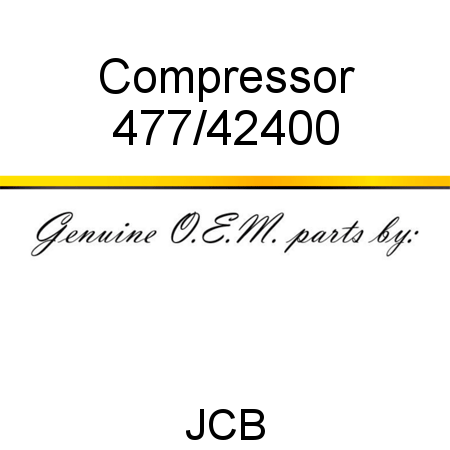 Compressor 477/42400