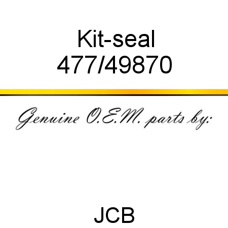 Kit-seal 477/49870