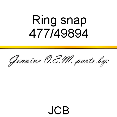 Ring, snap 477/49894