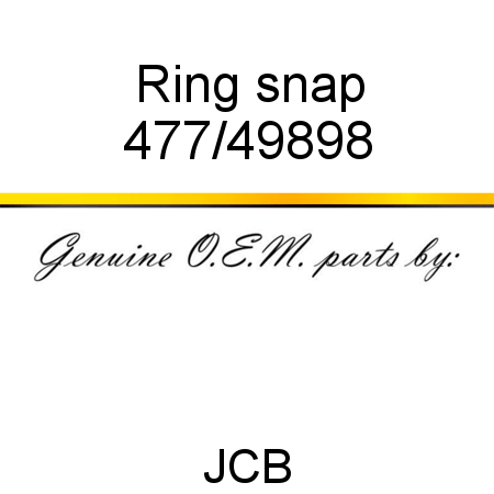 Ring, snap 477/49898