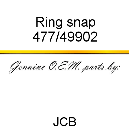 Ring, snap 477/49902