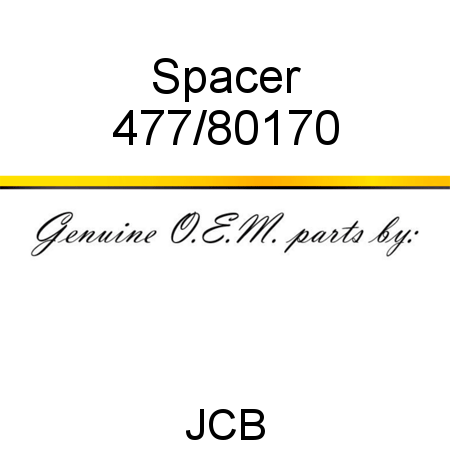 Spacer 477/80170