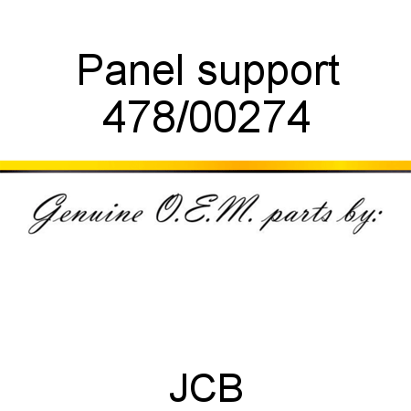 Panel, support 478/00274