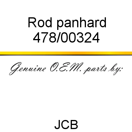 Rod, panhard 478/00324