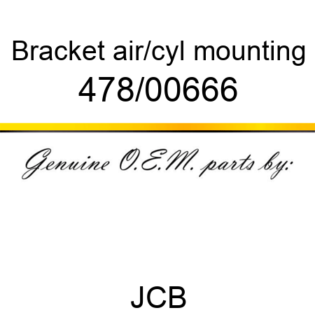 Bracket, air/cyl mounting 478/00666