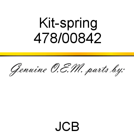 Kit-spring 478/00842