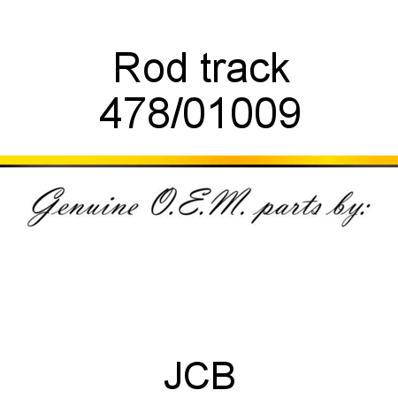 Rod, track 478/01009