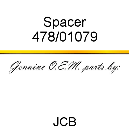 Spacer 478/01079