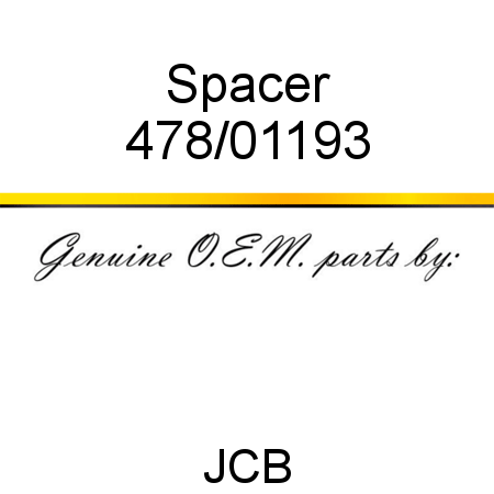 Spacer 478/01193