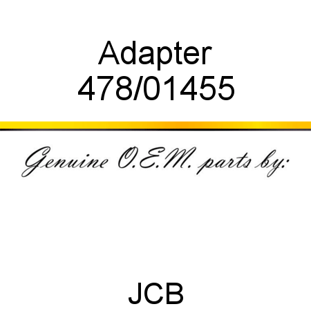Adapter 478/01455