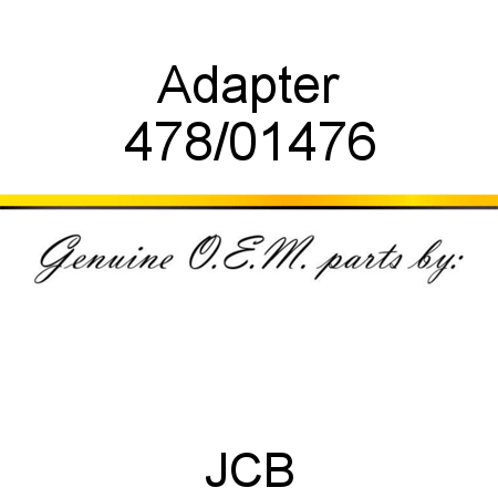 Adapter 478/01476