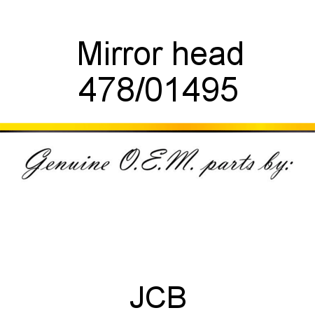 Mirror, head 478/01495