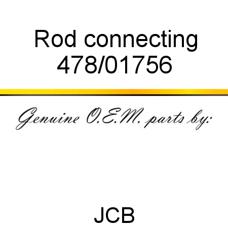 Rod, connecting 478/01756