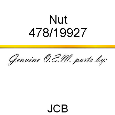 Nut 478/19927