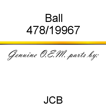 Ball 478/19967