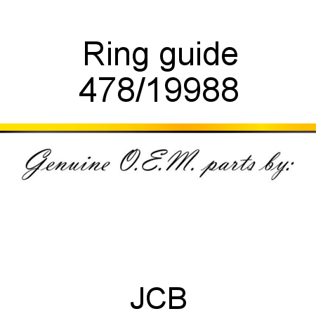 Ring, guide 478/19988