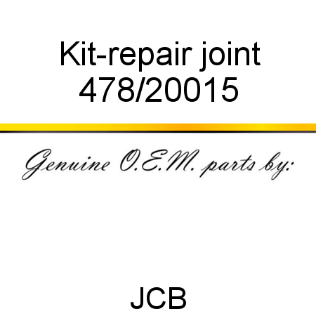 Kit-repair, joint 478/20015