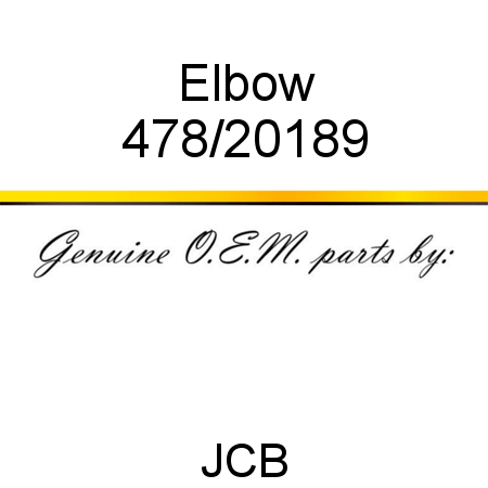 Elbow 478/20189
