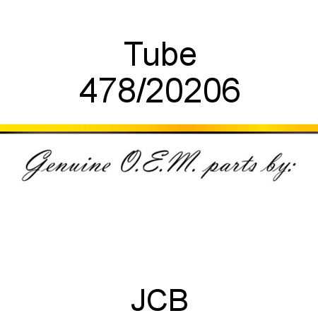 Tube 478/20206