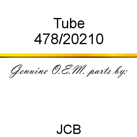 Tube 478/20210
