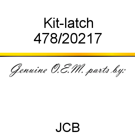 Kit-latch 478/20217