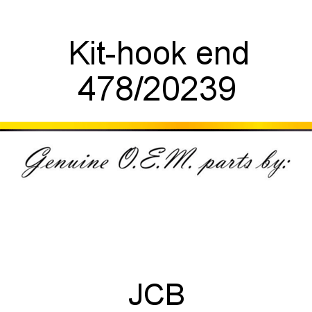 Kit-hook end 478/20239
