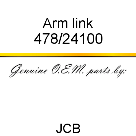 Arm, link 478/24100